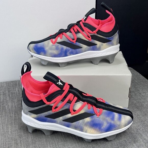 Adidas Afterburner 'Tie-Dye' x Daniel Patrick Baseball Cleats H03813 Mens 13